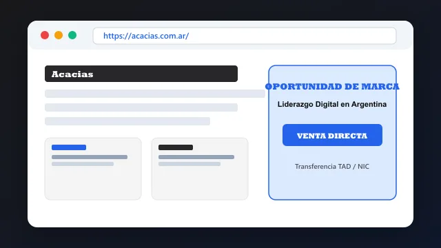 Modelo de aplicación comercial y proyectos digitales para acacias.com.ar